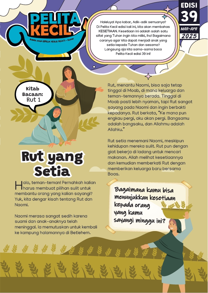 Pelita Kecil Edisi 39 – Rut yang Setia